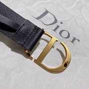 Dior 30 Montaigne Black Belt 3cm - 3