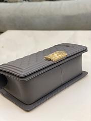 Chanel Leboy Bag Cavier Gold Hardware Gray 25cm - 3