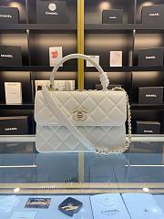 Chanel Trendy White Gold 25x12x17cm - 1