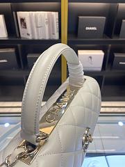 Chanel Trendy White Gold 25x12x17cm - 4