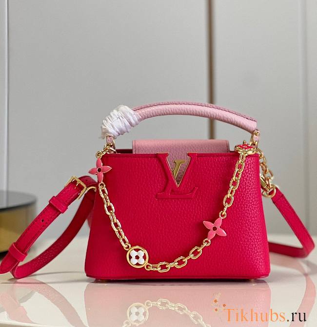 Louis Vuiiton LV Capucines Mini Pink 21x14x8cm - 1