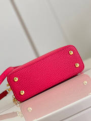 Louis Vuiiton LV Capucines Mini Pink 21x14x8cm - 6