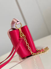 Louis Vuiiton LV Capucines Mini Pink 21x14x8cm - 5