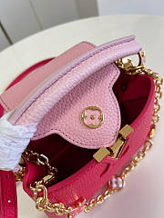 Louis Vuiiton LV Capucines Mini Pink 21x14x8cm - 4