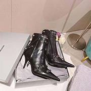 Balenciaga Cagole 9cm Bootie in Black Arena Lambskin - 3