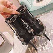 Balenciaga Cagole 9cm Bootie in Black Arena Lambskin - 5