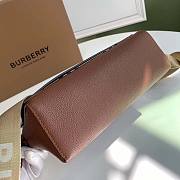 Burberry Vintage Check and Leather Note Crossbody Brown 25x8.5x18cm - 4