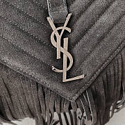 YSL College Medium Chain Black Bag 24x17x6.5cm - 2