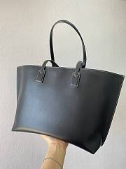 Burberry Monogram Motif Leather Large Black Tote 34x14x28cm - 5