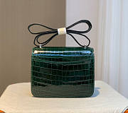 Hermes Constance Crocodile Green 18x15x4cm - 5