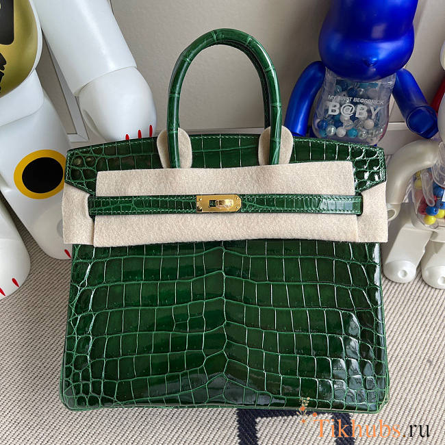 Hermes Birkin Crocodile Green 25cm - 1