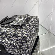 Dior Saddle Backpack Beige and Black 26.5x41.5x17.5cm - 4