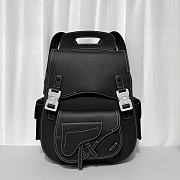 Dior Maxi Gallop Backpack Black Grained Calfskin 33 x 47 x 13.5 cm - 1