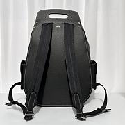 Dior Maxi Gallop Backpack Black Grained Calfskin 33 x 47 x 13.5 cm - 3