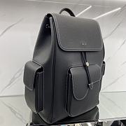 Dior Saddle Backpack Black Grained Calfskin 26.5 x 41.5 x 17.5 cm - 6