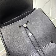 Dior Saddle Backpack Black Grained Calfskin 26.5 x 41.5 x 17.5 cm - 3