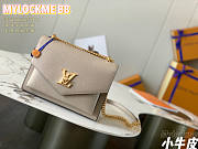 Louis Vuitton LV Mylockme Satchel Chain Gray 22.5x17x5.5cm - 1