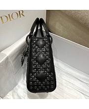 Dior Mini Lady Black Lucky Star 17 x 15 x 7 cm - 5