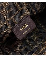 Fendi First Small Black Python Leather 26x9.5x18cm - 2