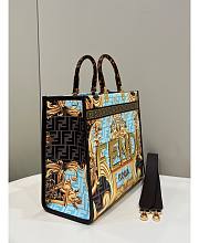 Fendi x Versace Sunshine Medium Light Blue 35x17x31cm - 5