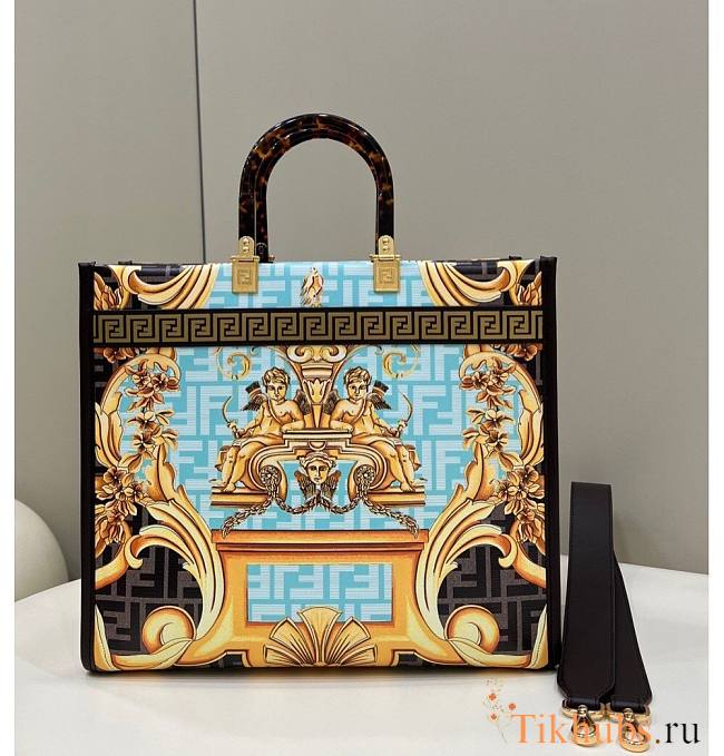 Fendi x Versace Sunshine Medium Light Blue 35x17x31cm - 1