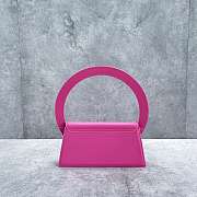 Jacquemus Le sac Rond Pink 25x13x6cm - 4