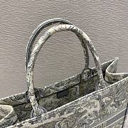 Dior Large Book Tote Gray Toile de Jouy 42 x 35 x 18.5 cm - 5