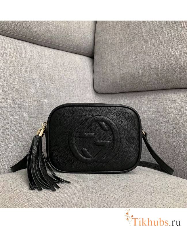 Gucci Soho Small Leather Disco Black Bag 21x15x7cm - 1