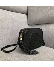 Gucci Soho Small Leather Disco Black Bag 21x15x7cm - 6