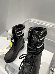Dior D-Major Ankle Boot Black Calfskin - 2