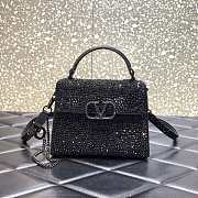 Valentino Vsling Sparkling Embroidery Gradient Black 19x13x9cm - 1