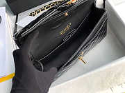 Chanel Flap Bag Patent Black Gold 25.5x15.5x6.5cm - 3