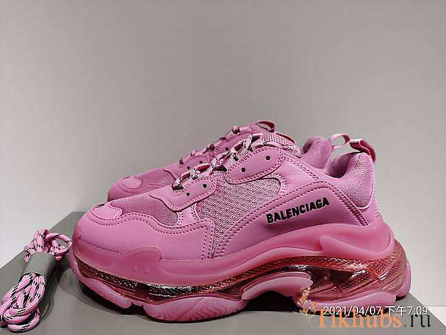 Balenciaga Triple S Light Pink Clear Sole - 1