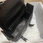 Dior Diorcamp Bag Black Macrocannage Calfskin 23 x 15 x 8 cm - 5