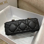 Dior Diorcamp Bag Black Macrocannage Calfskin 23 x 15 x 8 cm - 3