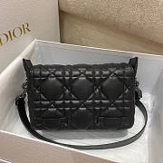 Dior Diorcamp Bag Black Macrocannage Calfskin 23 x 15 x 8 cm - 2