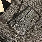 Goyard Canvas & Chevroches Calfskin PM Bag Gray 34x28x15cm - 6