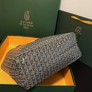 Goyard Canvas & Chevroches Calfskin PM Bag Gray 34x28x15cm - 2