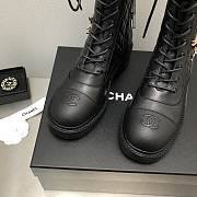 Chanel Grained Calfskin Lace-Ups Boots - 2