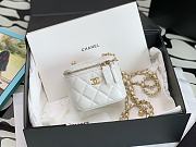 Chanel Vanity Box White Bag 8.5x11x7cm - 1