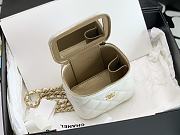 Chanel Vanity Box White Bag 8.5x11x7cm - 5