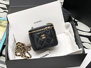 Chanel Vanity Box Black Bag 8.5x11x7cm - 1