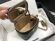 Chanel Vanity Box Black Bag 8.5x11x7cm - 4