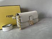 Fendi x Versace Baguette White Bag Size 28 x 15.5 x 7 cm - 3