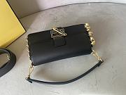 Fendi x Versace Baguette Black Bag Size 28 x 15.5 x 7 cm - 3