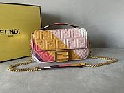 Fendi Baguette Chain Midi Multicolour Print 24x14.5x7cm - 1