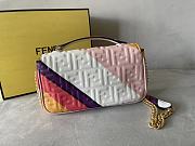 Fendi Baguette Chain Midi Multicolour Print 24x14.5x7cm - 5