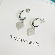 Tiffany & Co Heart Earrings Silver  - 4