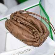 Bottega Veneta Mini Pouch Intrecciato Leather Clutch Brown 22x13x5cm - 4