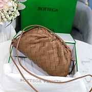 Bottega Veneta Mini Pouch Intrecciato Leather Clutch Brown 22x13x5cm - 5